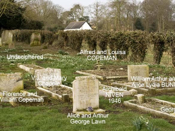 1. The North Eastern Corner of Forncett St Mary churchyard